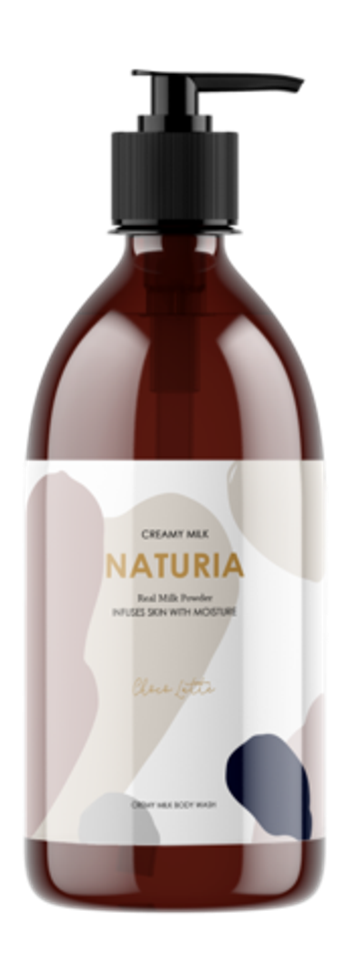 Гель для душа Шоколад NATURIA Creamy Milk Body Wash - Choco latte, 750 мл.