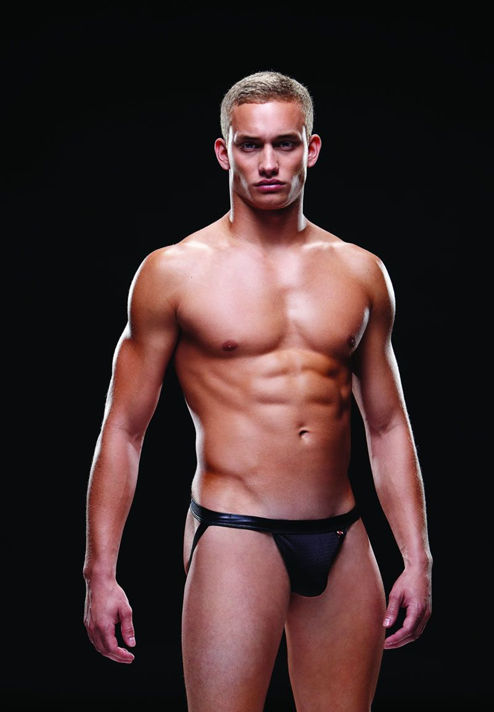 Черные мужские трусы-джоки (Размер: L-XL) (Цвет: черный)