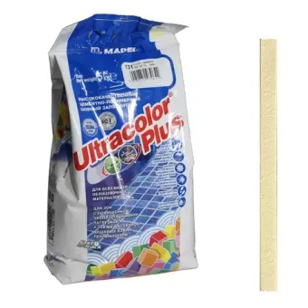 Mapei Ultracolor Plus №131 затирка для швов Ванильный 5кг