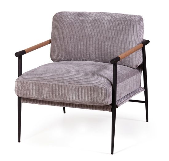 Кресло Laura цвет серый