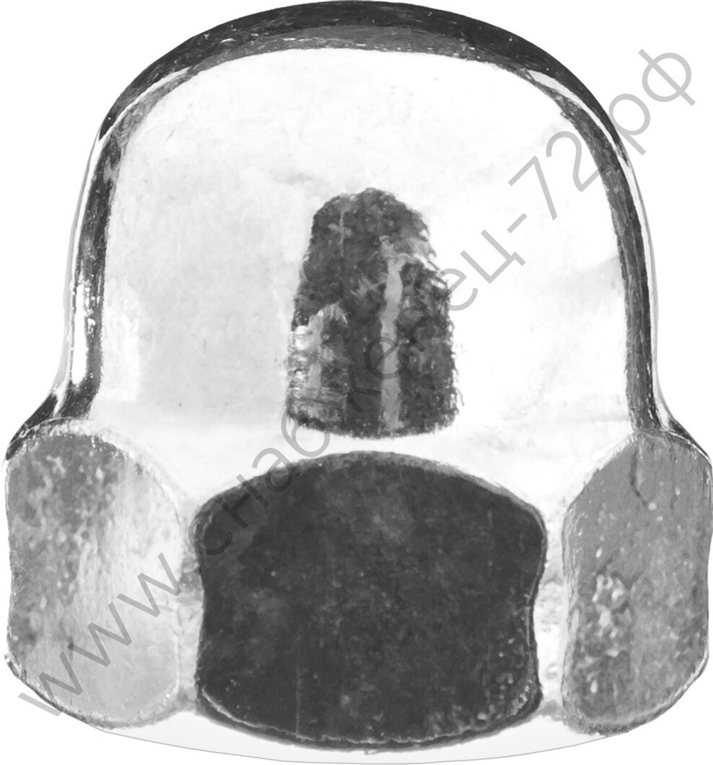 ЗУБР DIN 1587 M8, колпачковая гайка, цинк, 5 кг (303680-08)