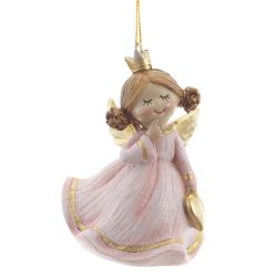 GAEM Фигурка декоративная подвесная "Ангел", L5 W4,5 H7 см, 2в.