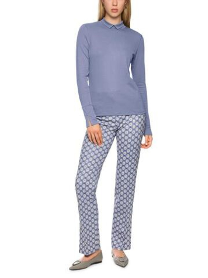 Marc Cain Водолазка из хлопка с декоративными разрезами