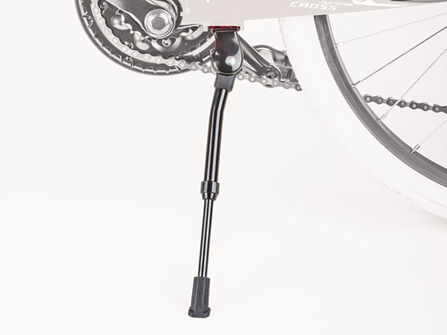 Подножка алюминиевая AKS-06S 22-29" универсальный центр. крепления с планкой, черная AUTHOR