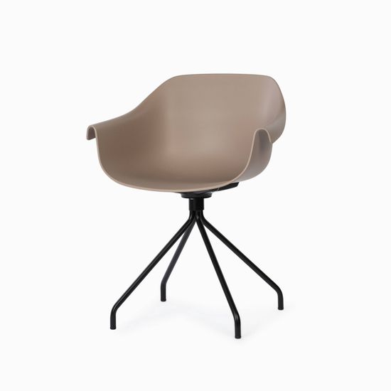 Офисное кресло Lazy цвет бежевый/черный