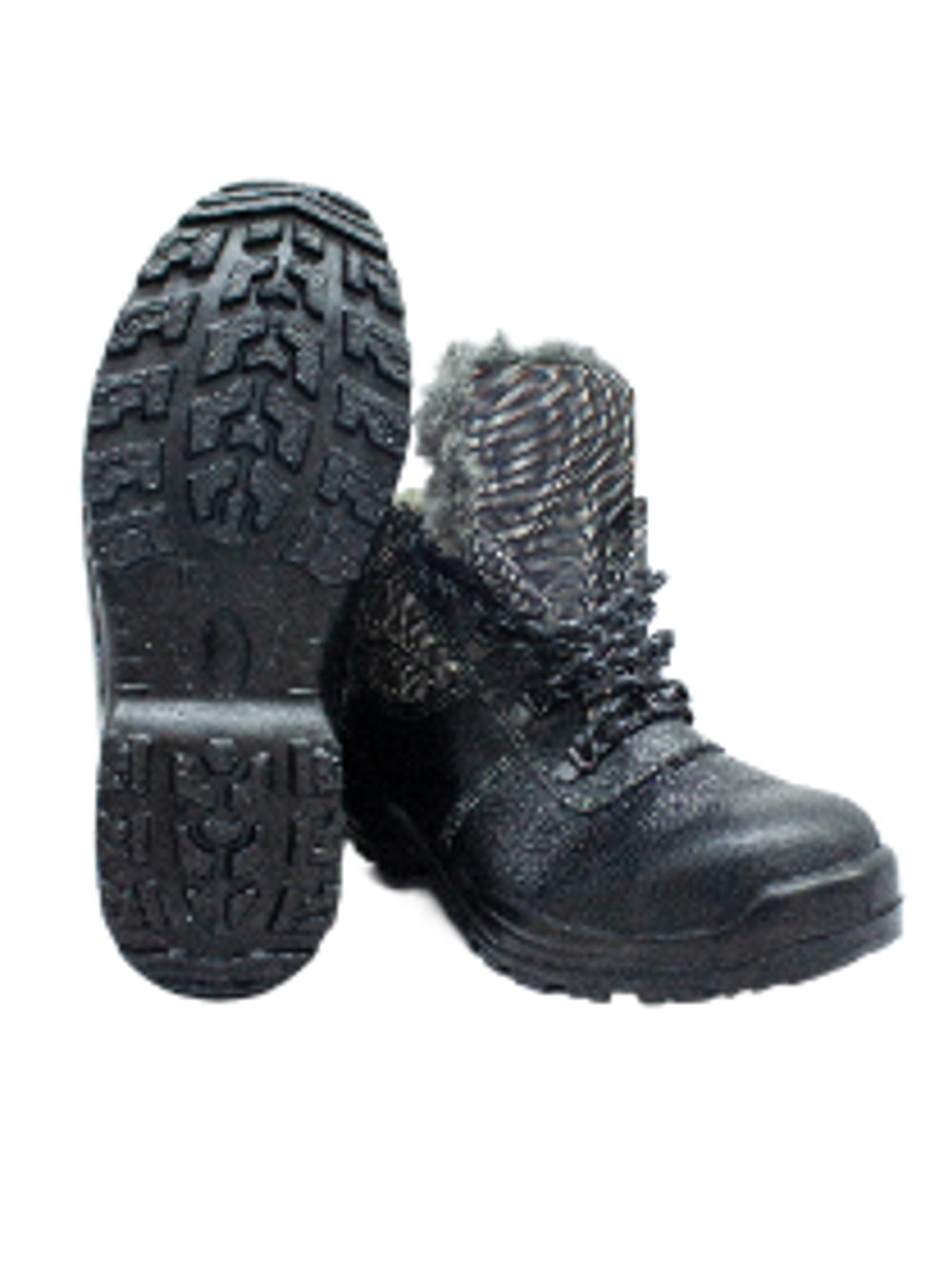 Ботинки (иск.мех) Лидер ПУ/Нитрил