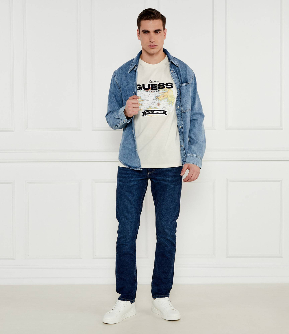 Футболка GUESS - экрю(M5RI10 I3Z14)