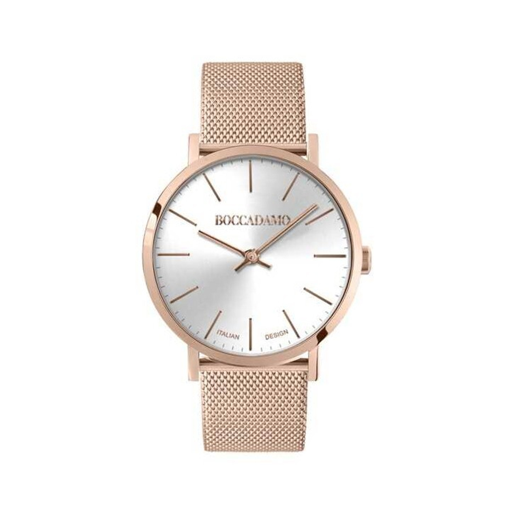 Часы Boccadamo Mya Rosegold Silver MY018A BW/RG с минеральным стеклом