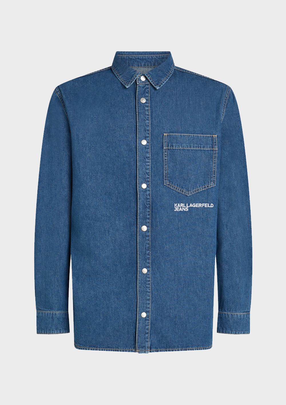 Рубашка джинсовая KARL LAGERFELD JEANS Regular Denim Shirt