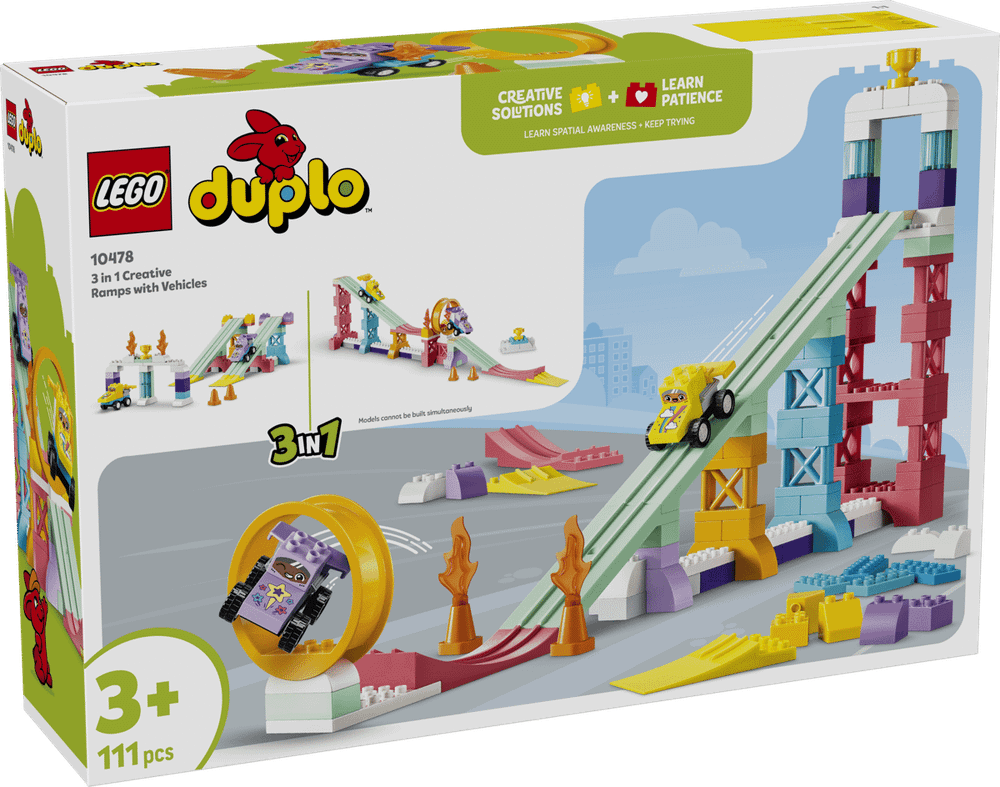 Конструктор LEGO DUPLO 10478 3 in 1 Creative Ramps with Vehicles