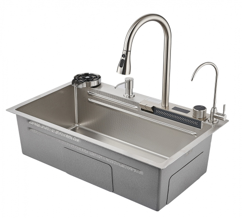 Мойка многофункциональная НЕРЖ (75х46мм) САТИН  САВОЛ