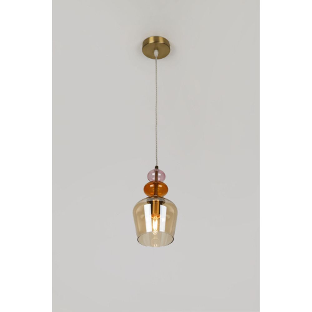 Светильник подвесной (подвес) Rivoli Corina 4114-201 1 х Е27 40 Вт дизайн | Rivoli