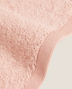 ZARA HOME (НАБОР ИЗ 3 ШТ.) ПОЛОТЕНЦЕ ИЗ ВЫСОКОКАЧЕСТВЕННОГО ХЛОПКА, РОЗОВЫЙ