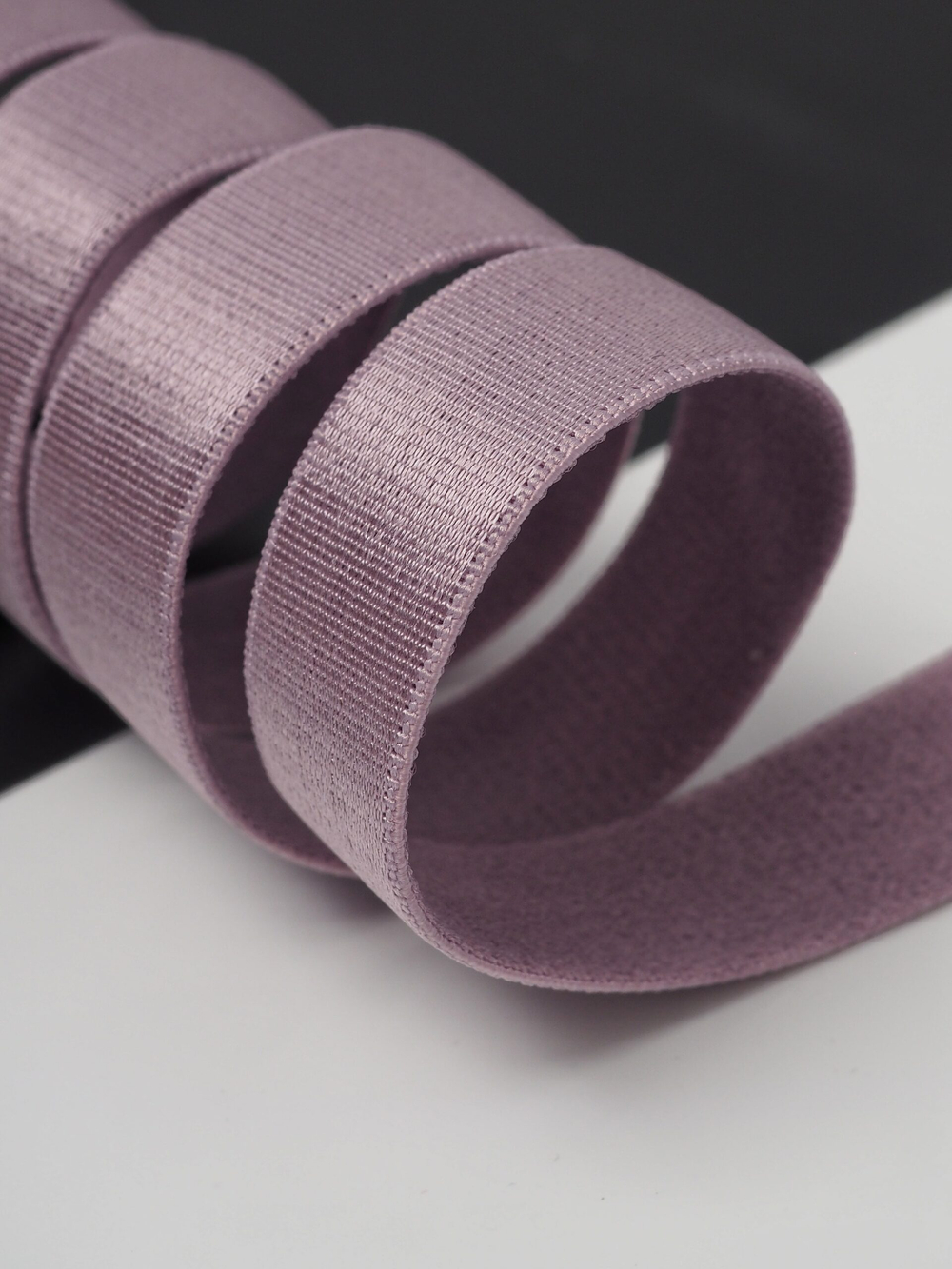 Резинка бретелечная морской туман глянцевая ширина 15 мм