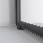 Душевой уголок Niagara Nova 80х80 NG-6822-34BLACK профиль Черный матовый стекло прозрачное