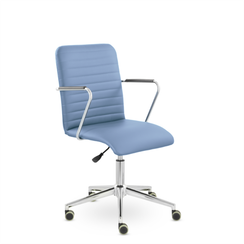 Кресло Честер GTР хром S-0420 (светло-голубой)