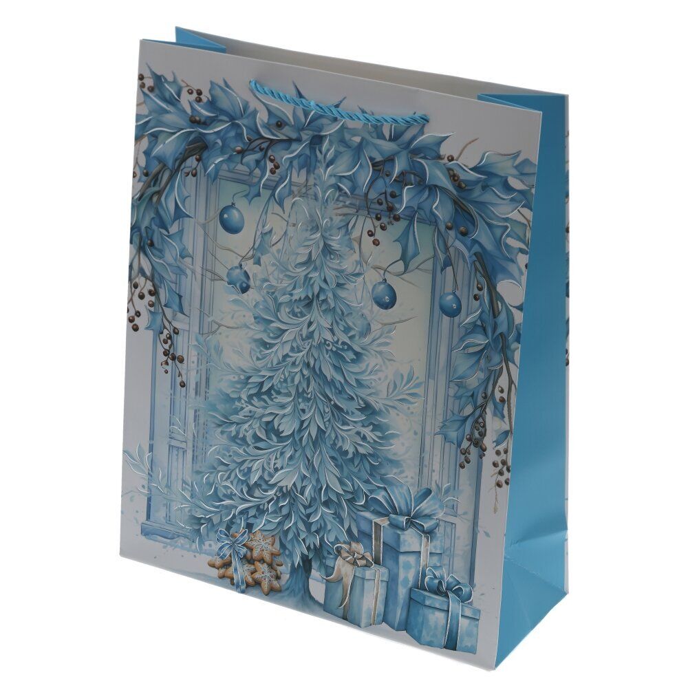 GAEM Пакет подарочный (бумага 210г/м2, блок 12шт), L26 W10 H32 см, 4в.