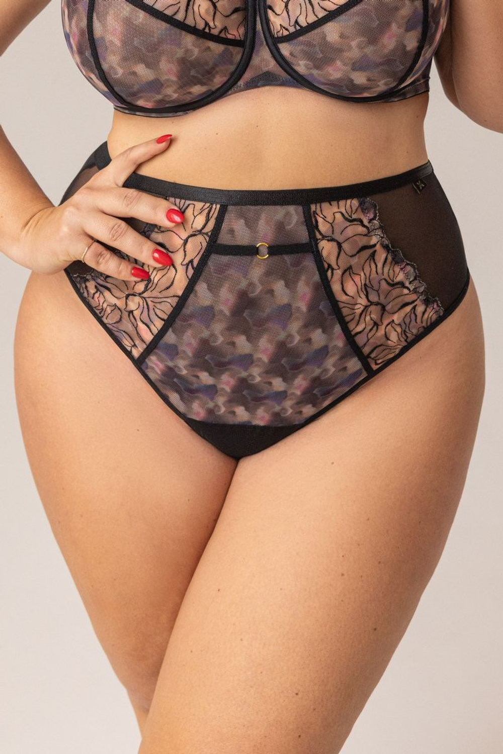 BLURRY Stringshortshighwaist Трусы высокие стринги KRIS LINE