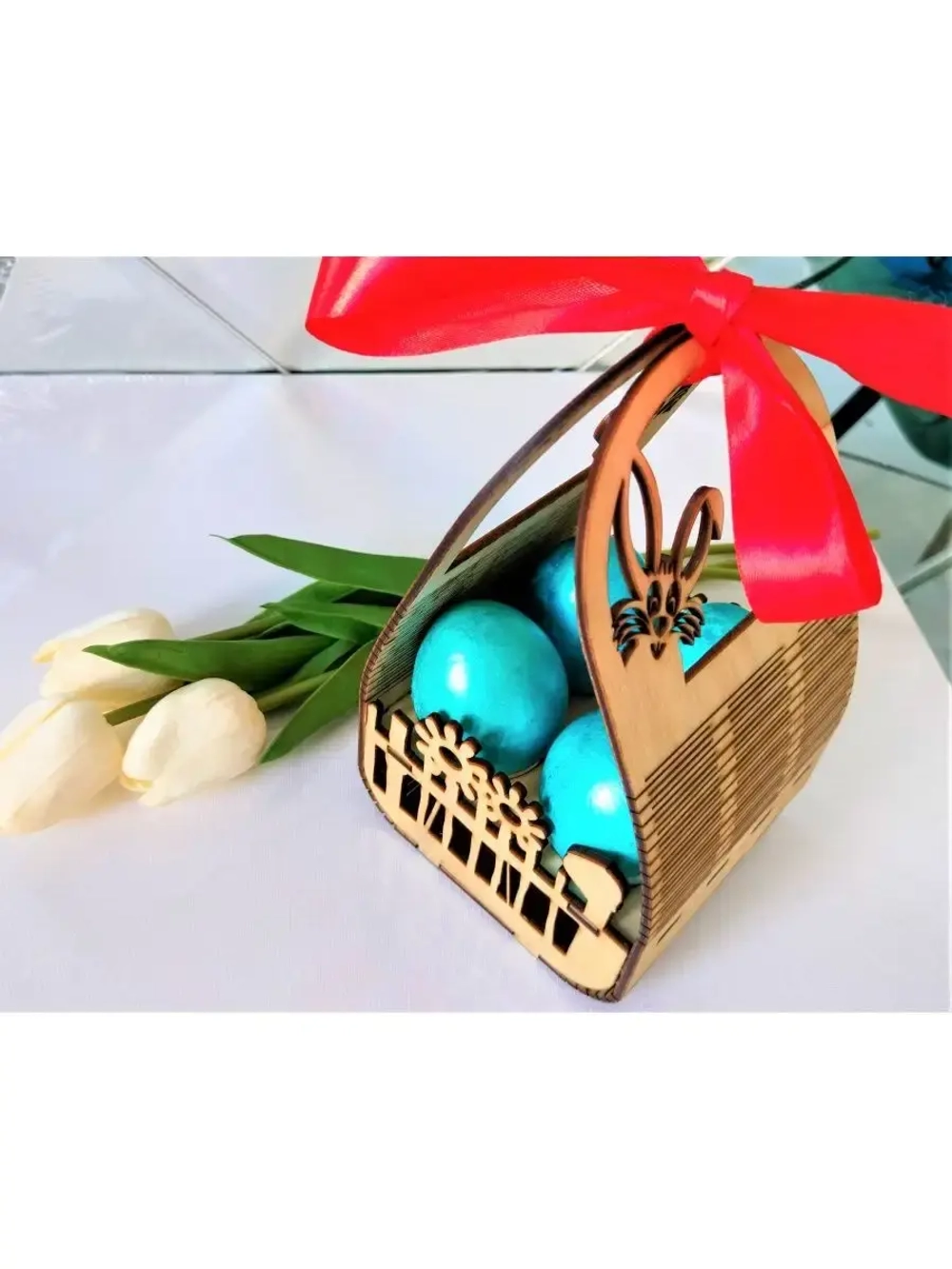 Пасхальный декор под яйца и кулич / Подставка