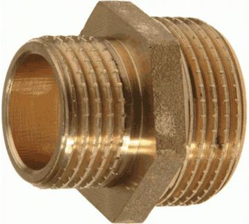 Бочонок переходной 1/2"-3/4" латунь