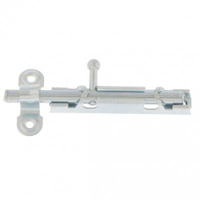 Задвижка накладная ЗТ (Ц.Д.) цинк, 5 шт, (Металлист)