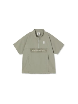 Анорак с высоким воротом из нейлона