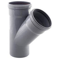 Тройник сер 110/110х45 ВК, РТП (24)