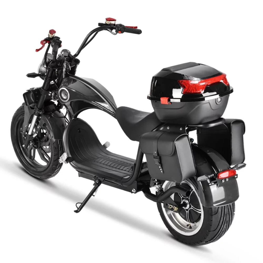 Электроскутер CityCoco Harley Chopper 3000W 60V 30Ah Чёрный