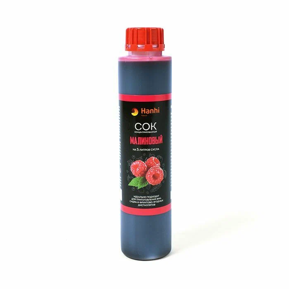 Сок концентрированный малиновый Hanhi, 1л