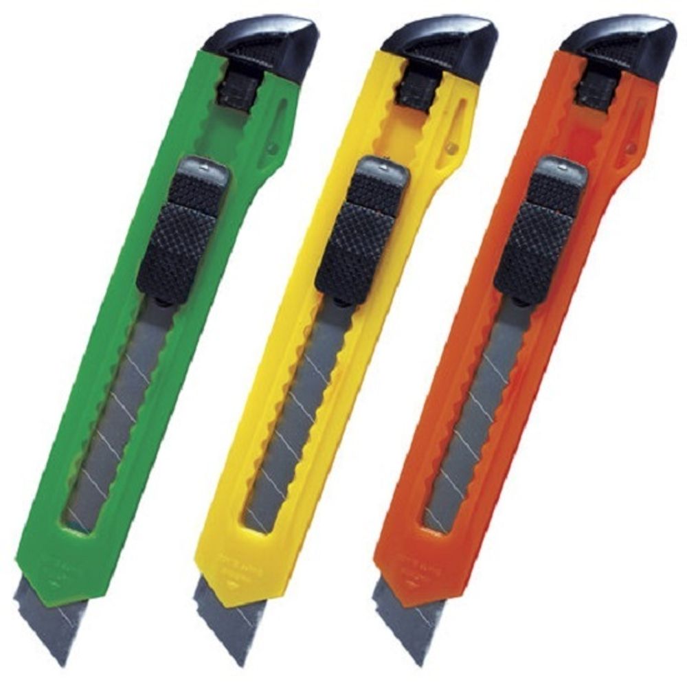 Нож канцелярский 18мм, Erich Krause Standart, push-lock