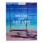 Тетрадь А5 48л клетка 98% (Funguru), микс цветов (комплект 3 шт)