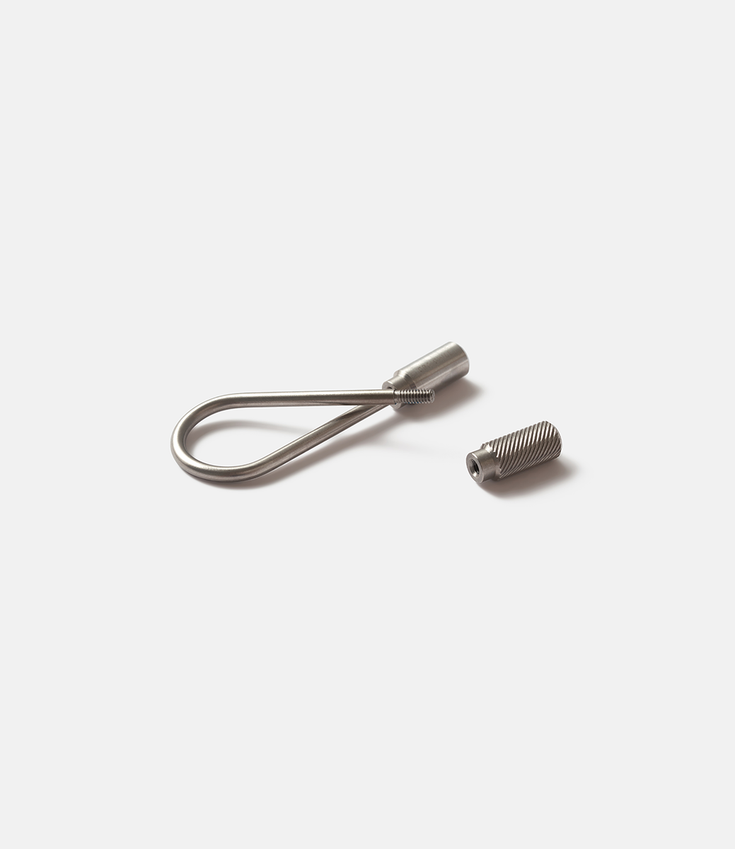 Craighill Closed Helix Keyring Steel — ключница из стали