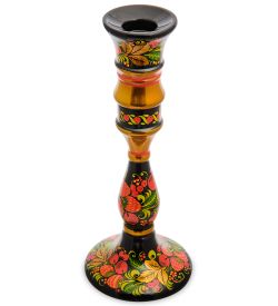 Народные промыслы ХЛ-082/1 Подсвечник 270*110 (Хохлома)