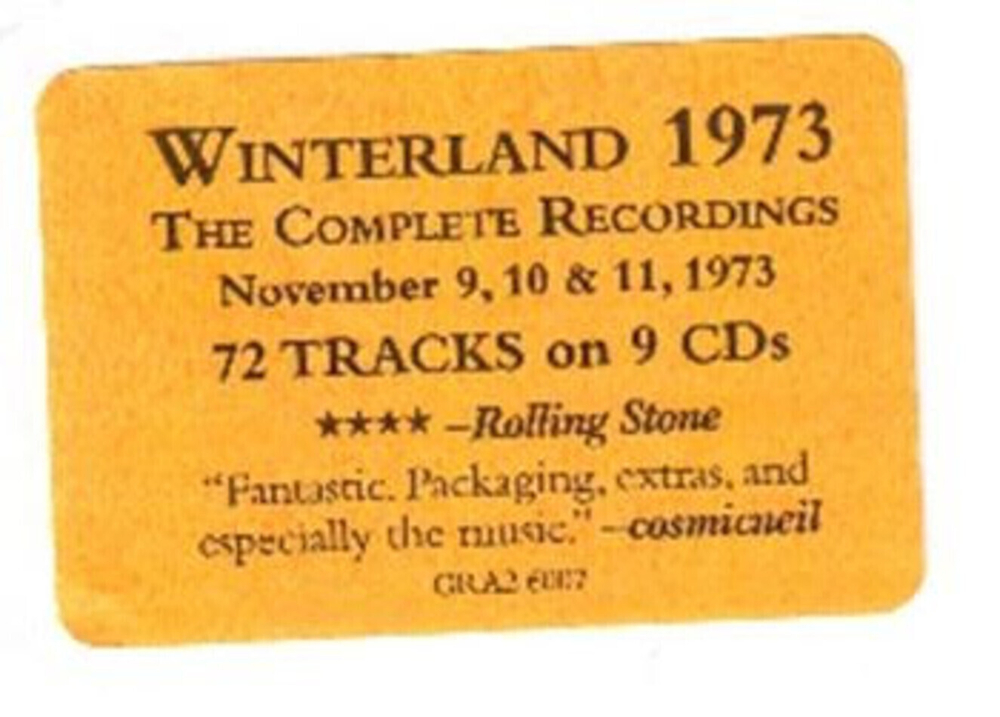The Grateful Dead / Winterland 1973 - The Complete Recordings (9HDCD)