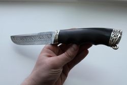 Нож Странник-2 Дамаск Торцовка Литьефотография - 3