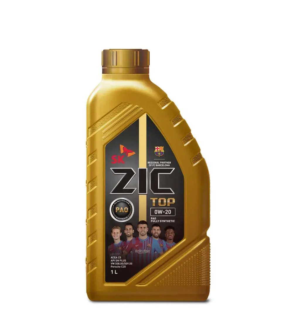 Масло моторное синтетическое ZIC TOP 0W20 SN+ C5 1л