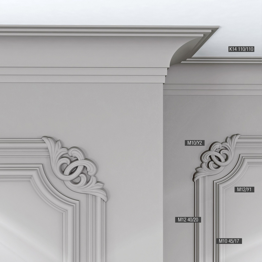 bello deco Молдинг XPS М 10 (45x17) 00-00004592