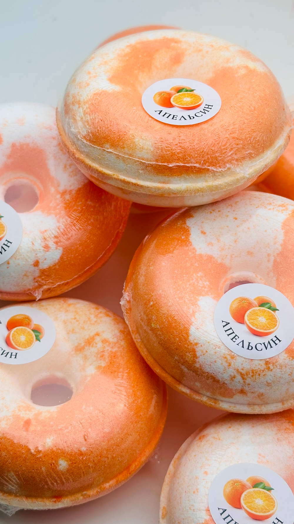 Бомба-пончик (XXL) «Апельсин"