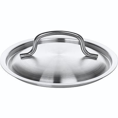 Крышка;сталь нерж.;D=18см;металлич. (Цвет: серебристый)