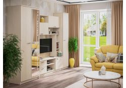 Готовая гостиная Артизан-11 сосна карелия / сосна карелия