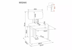 Стул SIGNAL MISAKI D t.253 бежевый/орех