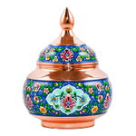 Медная сахарница в персидском стиле Aghajani 9351430 ручная роспись Иран