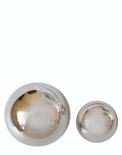 Серебристые вагинальные шарики Sexy Friend без шнурка (Цвет: серебристый)