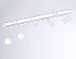 Ambrella Потолочный светодиодный светильник со сменной лампой и пультом управления LineTech FL66201