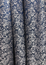 Ткань портьерная Элизабет, цвет синий, артикул 327741