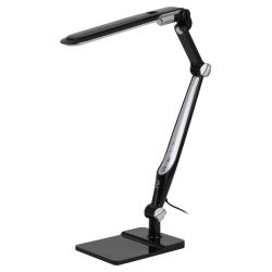 Настольный светильник ЭРА NLED-497-12W-BK светодиодный на струбцине и с основанием черный | Светодиодные настольные лампы