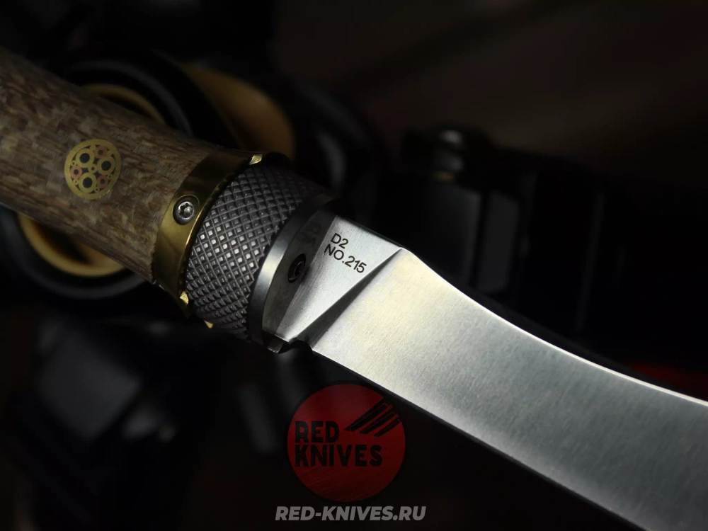 Складной нож Reptilian Кабальеро-02 сталь D2, рукоять G10 + микарта