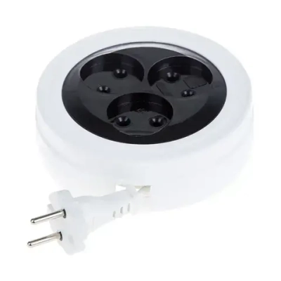 Удлинитель электрический рулетка PROconnect 3 гнезда 5 м, 2х0.75 мм, без заземления