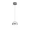 5037/12L L-VISION ODL24 355 никель/прозрачн/молочный/металл/акрил Подвес LED 12W 4000K 600лм RONI