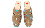 Doraemon x GUCCI Princetown Casual Shoes Women"s Brown